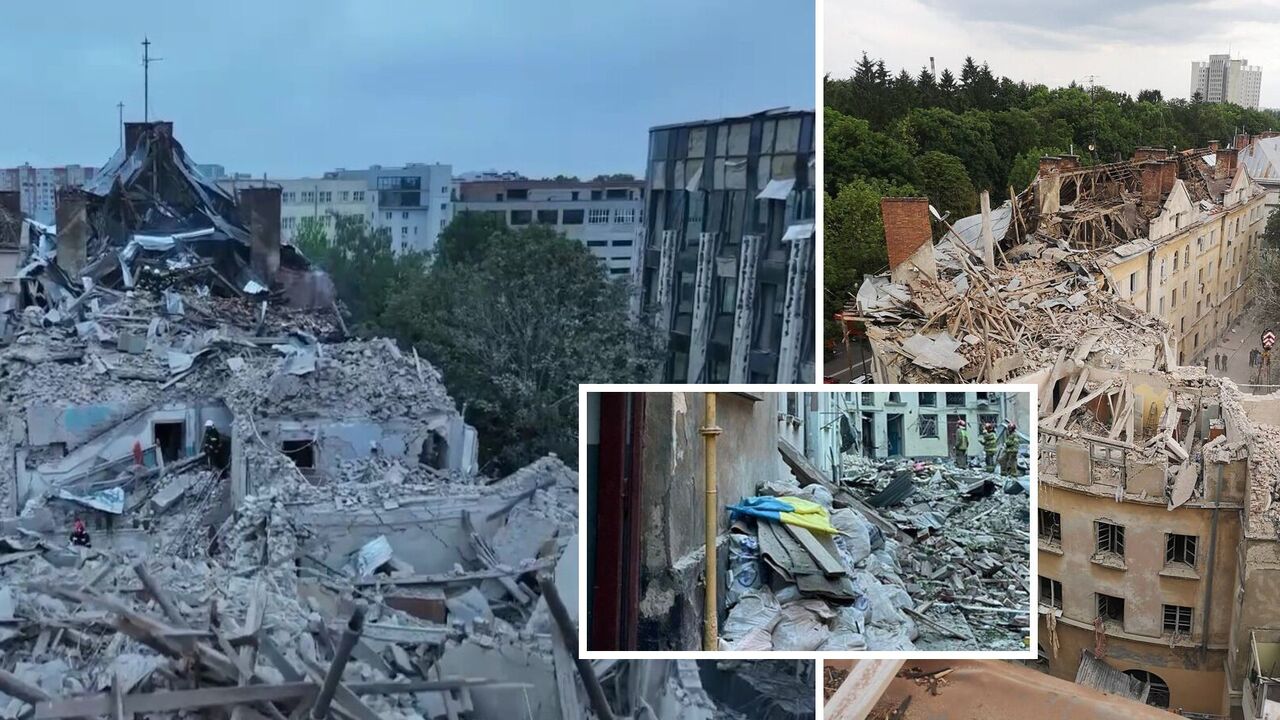 We Lwowie domy zniszczone przez rosyjską rakietę zostały prawie odrestaurowane: zdjęcia z różnicą sześciu miesięcy poruszyły sieć