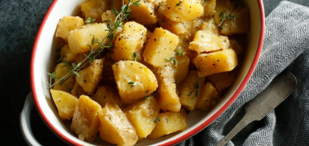 Recipe for stewed potatoes