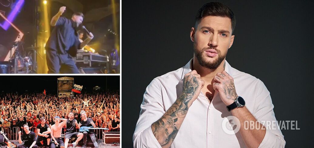 X-Factor contestant Oleg Kenzov threw a "Ukrainian party" in Bulgaria, where he sang in Russian and promoted Putinists