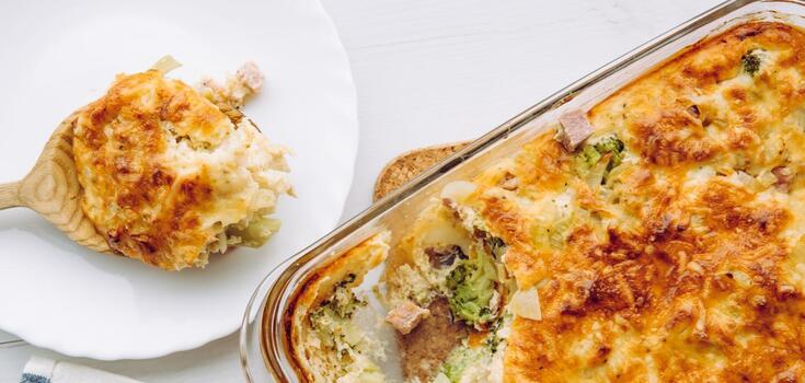 Healthy casserole without flour and spices for children and adults: what to make