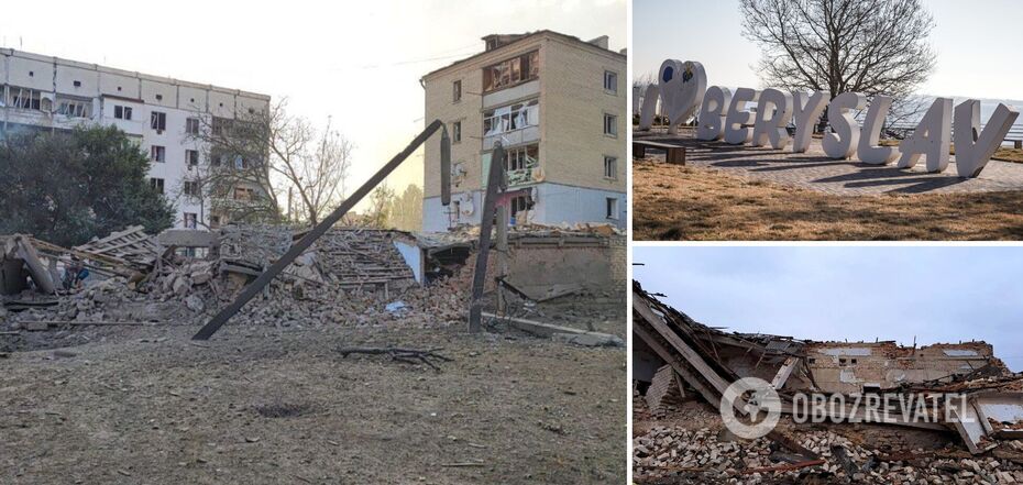 The Russian Armed Forces are destroying Beryslav