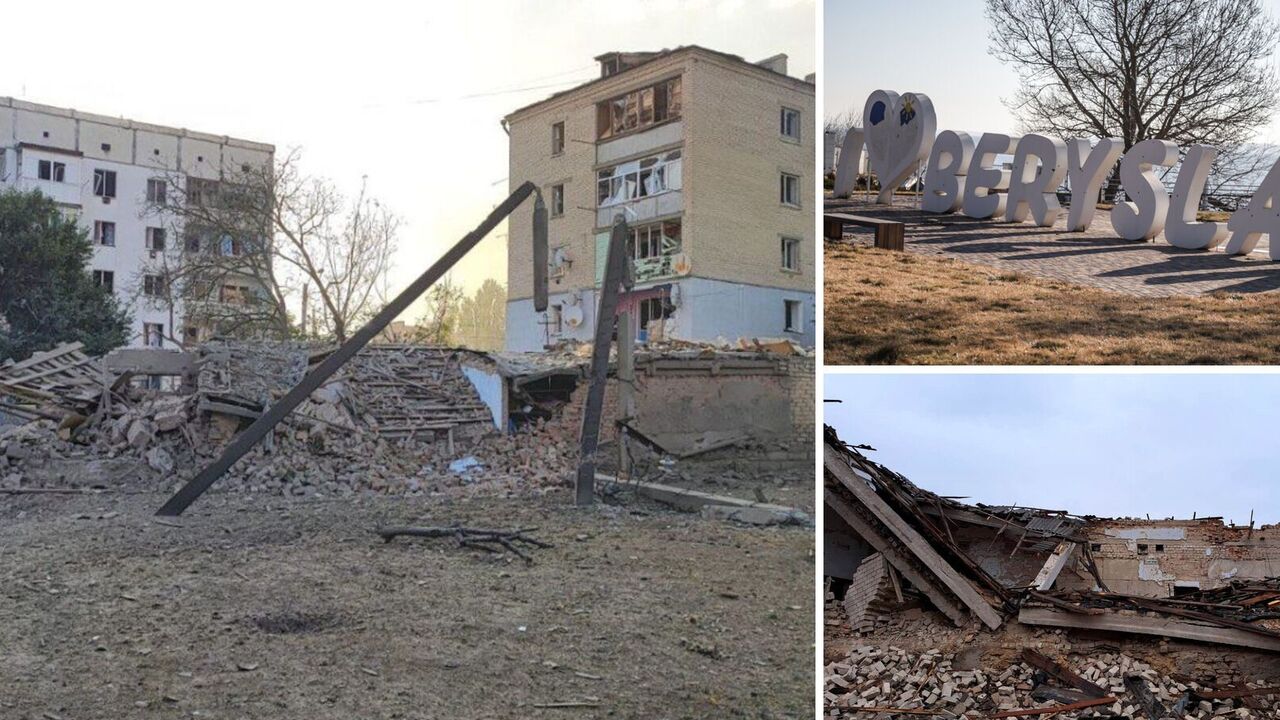 The Russian Armed Forces are destroying Beryslav