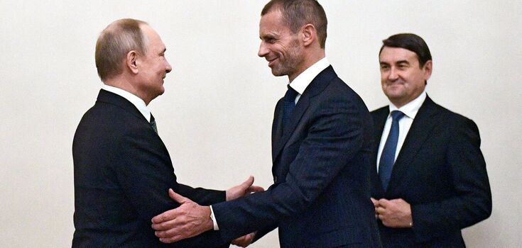 "They are victims". UEFA President expresses condolences to Russians and complains about pressure from Ukraine