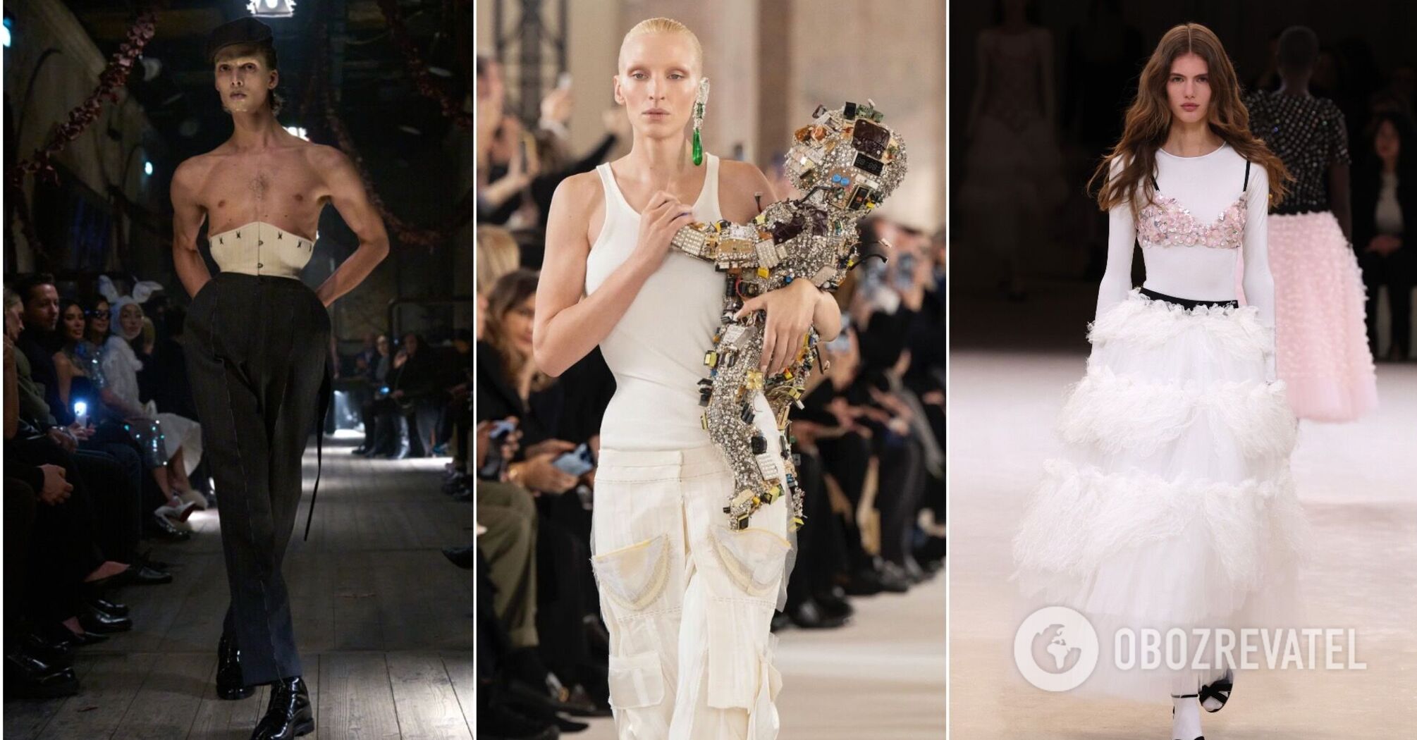 Robot children with microcircuits, bare breasts and marshmallow dresses: Andre Tan named the most striking looks at Paris Haute Couture Week