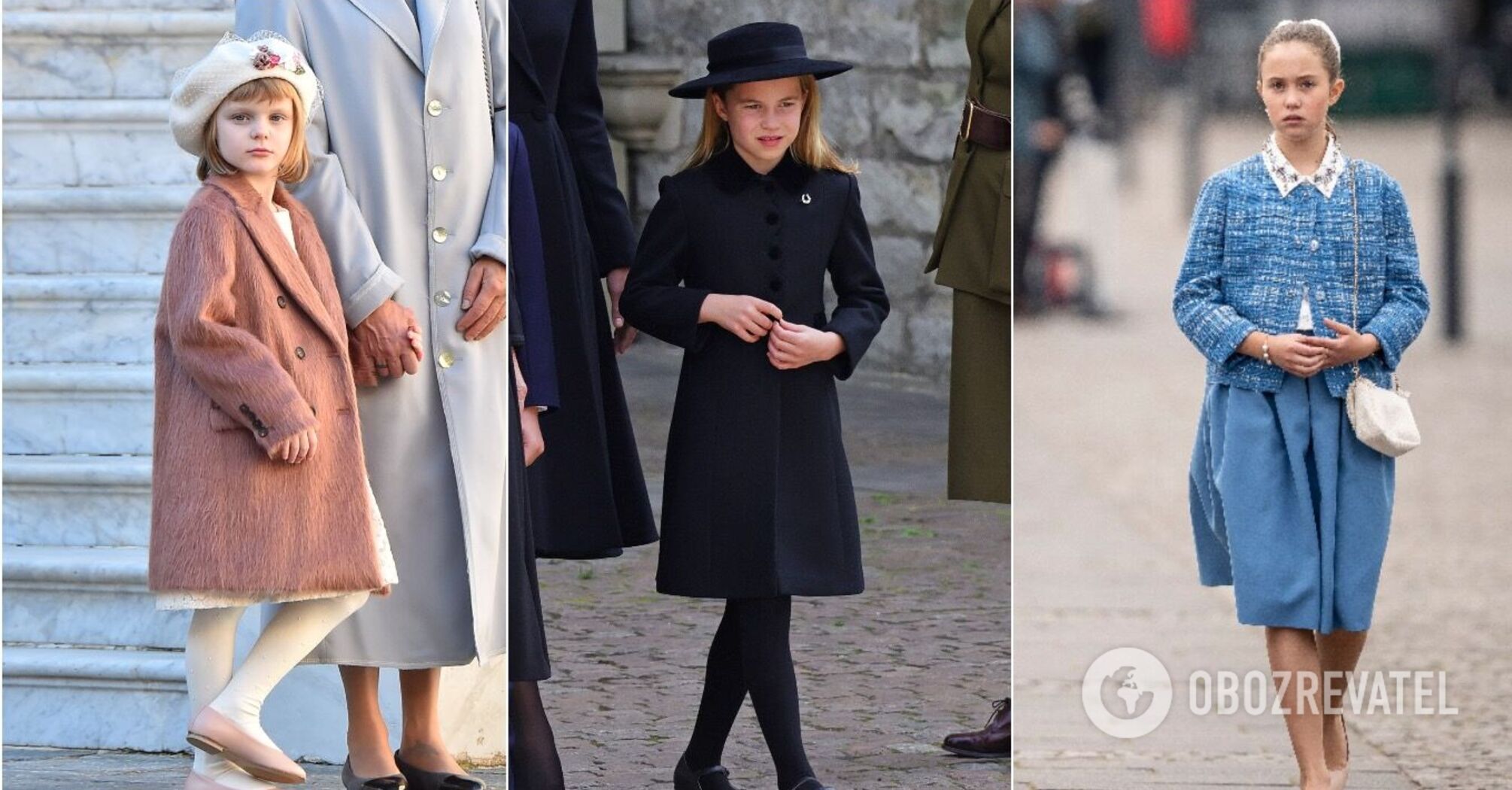 Little fashionistas. Princesses Charlotte, Gabriella and Josephine showed how to look as stylish as their moms