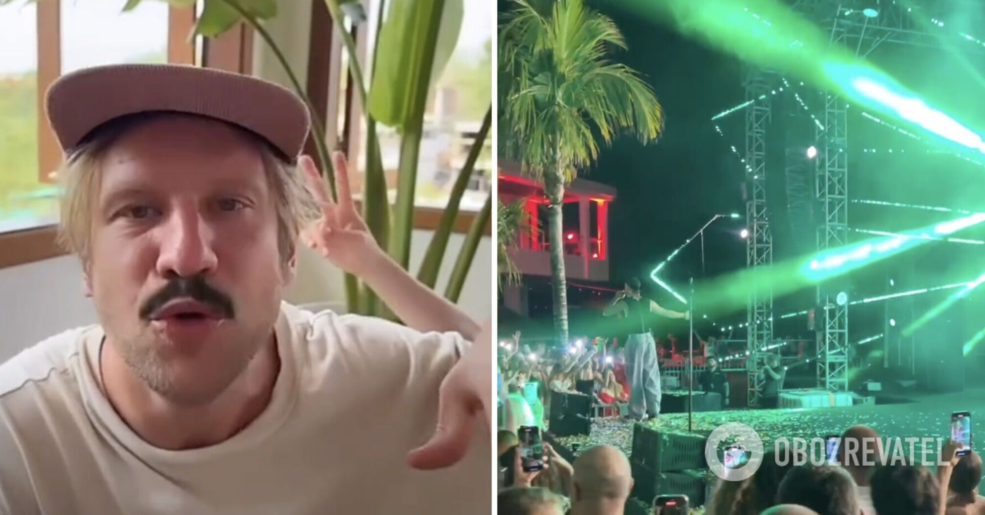 Ivan Dorn performed for Russians in Bali: they did not like his singing, while Ukrainians are outraged as he continues to ignore the war