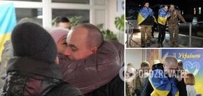 Uściski i łzy szczęścia: Państwowa Służba Graniczna Ukrainy pokazuje emocjonalne zdjęcia strażników granicznych uwolnionych z rosyjskiej niewoli