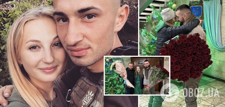 Together they went through battles for Mariupol, captivity and a long separation: the network was excited by the engagement of a defender and a defender. Photos and videos