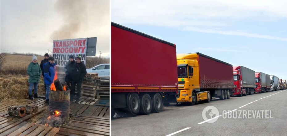 Strajk rolników na polskiej granicy wznowiony