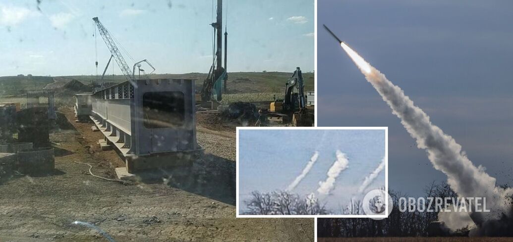 No railroad connection with Russia for a long time: AFU destroys the occupants' unfinished bridge near Mariupol