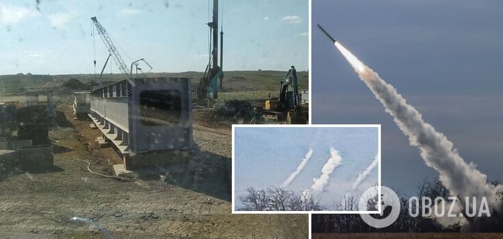 No railroad connection with Russia for a long time: AFU destroys the occupants' unfinished bridge near Mariupol