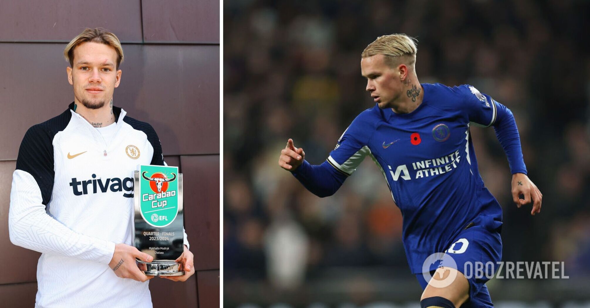 The best: Mudryk won his first trophy in England