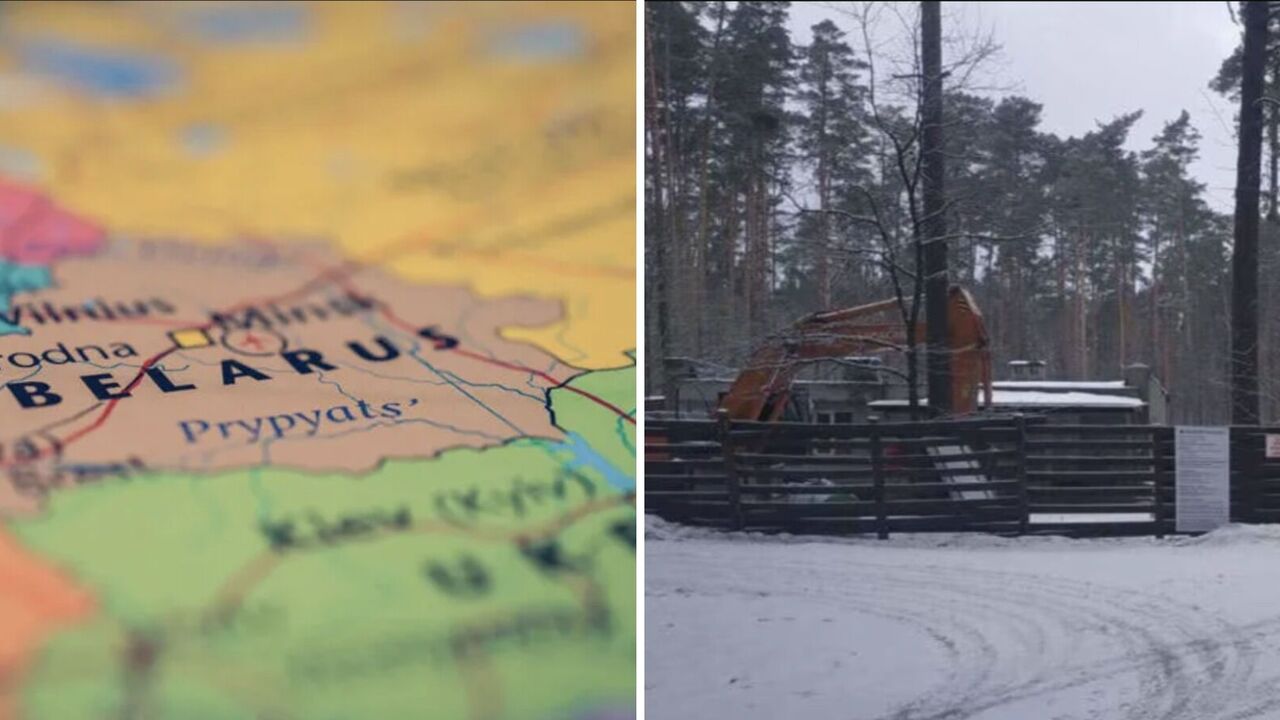 The Belarusian Defense Ministry is building a military town near the border with Ukraine. Photo