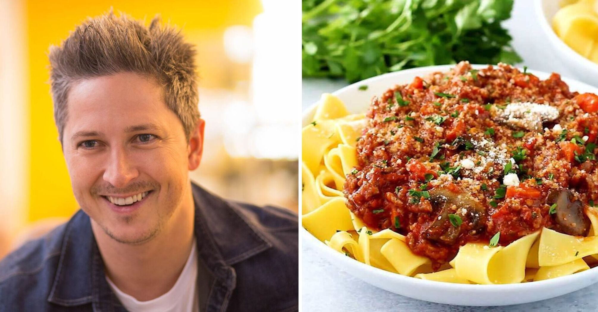 Oleksandr Pedan podzielił się swoim przepisem na makaron z mięsem