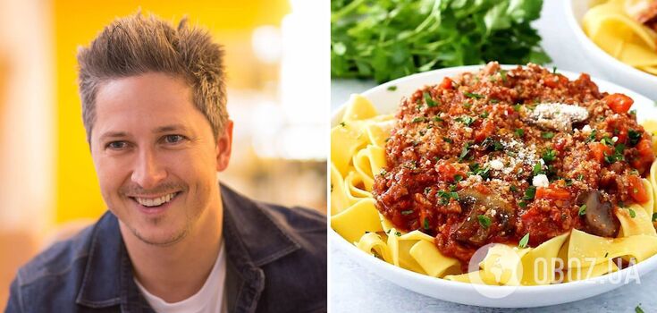Oleksandr Pedan shared his recipe for pasta with meat