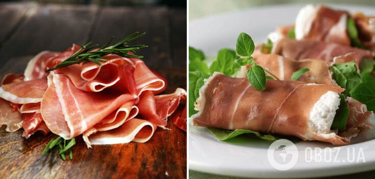 An incomparable appetizer with jamon: better than any meat cuts