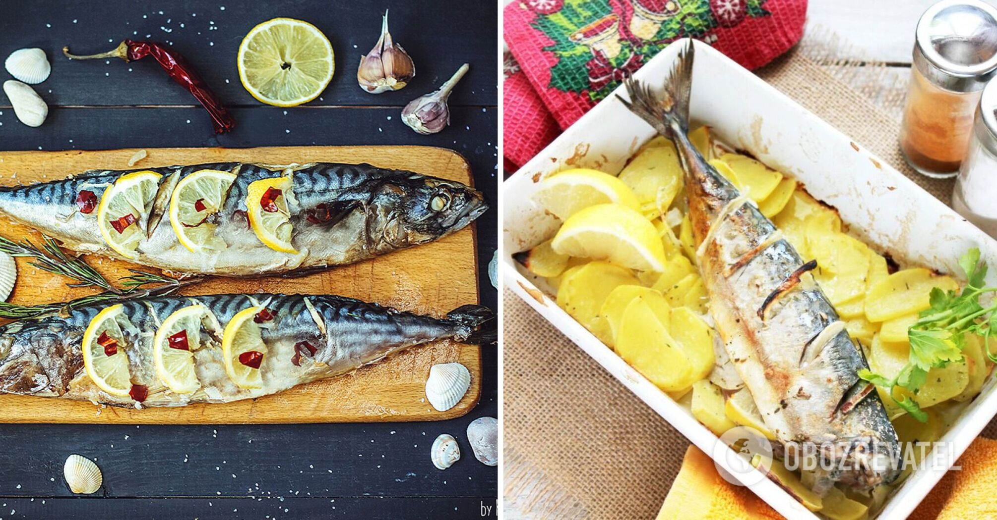 How to cook mackerel in the oven: with paprika and lemon juice