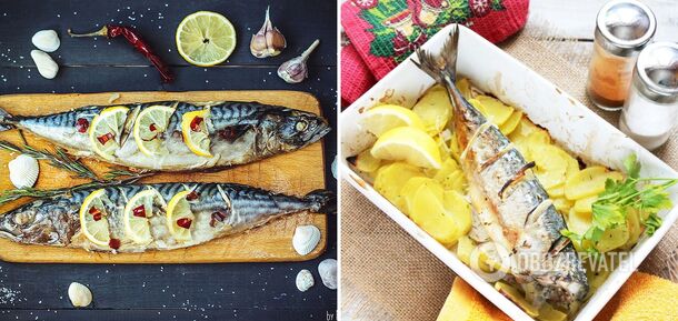 Jak gotować makrelę w piekarniku: z papryką i sokiem z cytryny