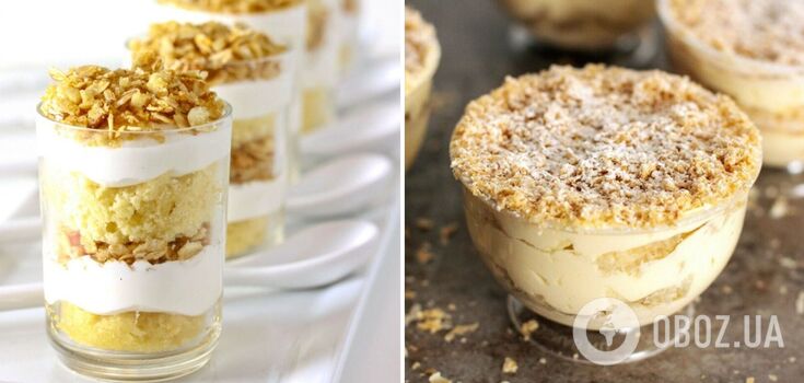 Lazy Napoleon cake in a glass in 20 minutes: no-bake recipe