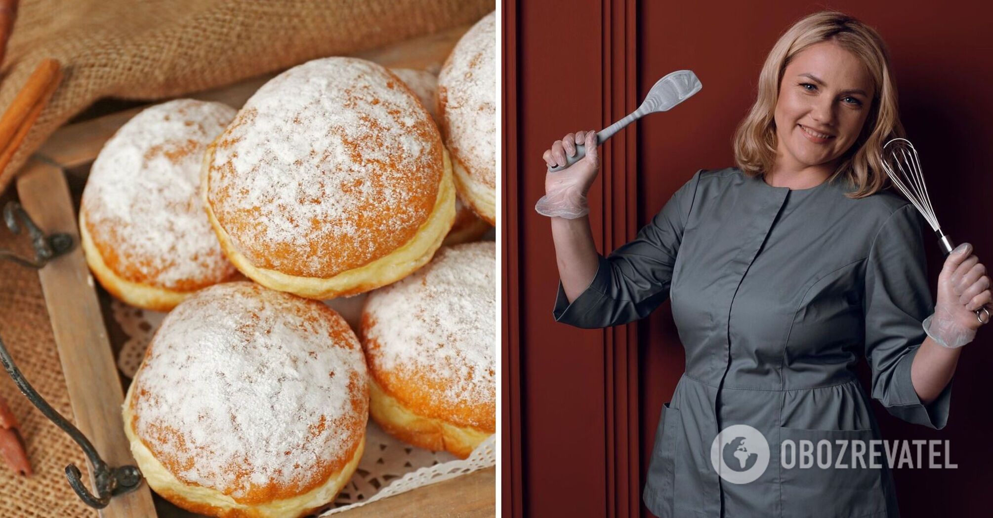 Ukrainian doughnuts made from special dough: Lilia Tsvit shares her secrets