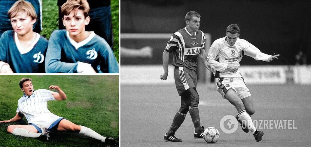 How Andriy Shevchenko looked like at the beginning of his career. Rare photos of the football legend