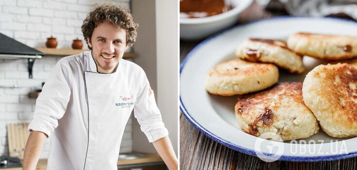 Yevhen Klopotenko shares a recipe for stuffed syrnyky