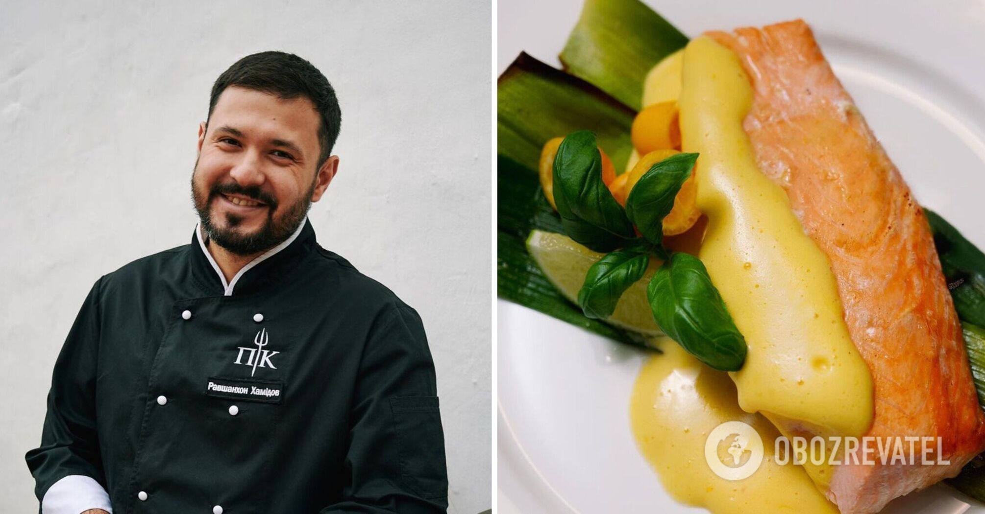 Ravshan Khamidov shared a recipe for a delicious salmon dish.