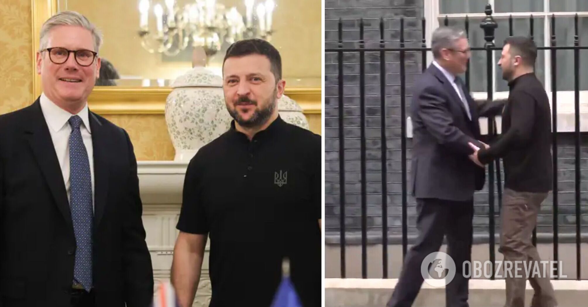 Zełenski przybywa do Londynu i spotyka się ze Starmerem: omawiają Plan Zwycięstwa. Wideo