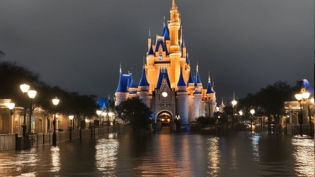 Huragan Milton uderzył w Disney World na Florydzie, ale jest pewien niuans. Co jest nie tak ze zdjęciami, które stały się wirusowe?