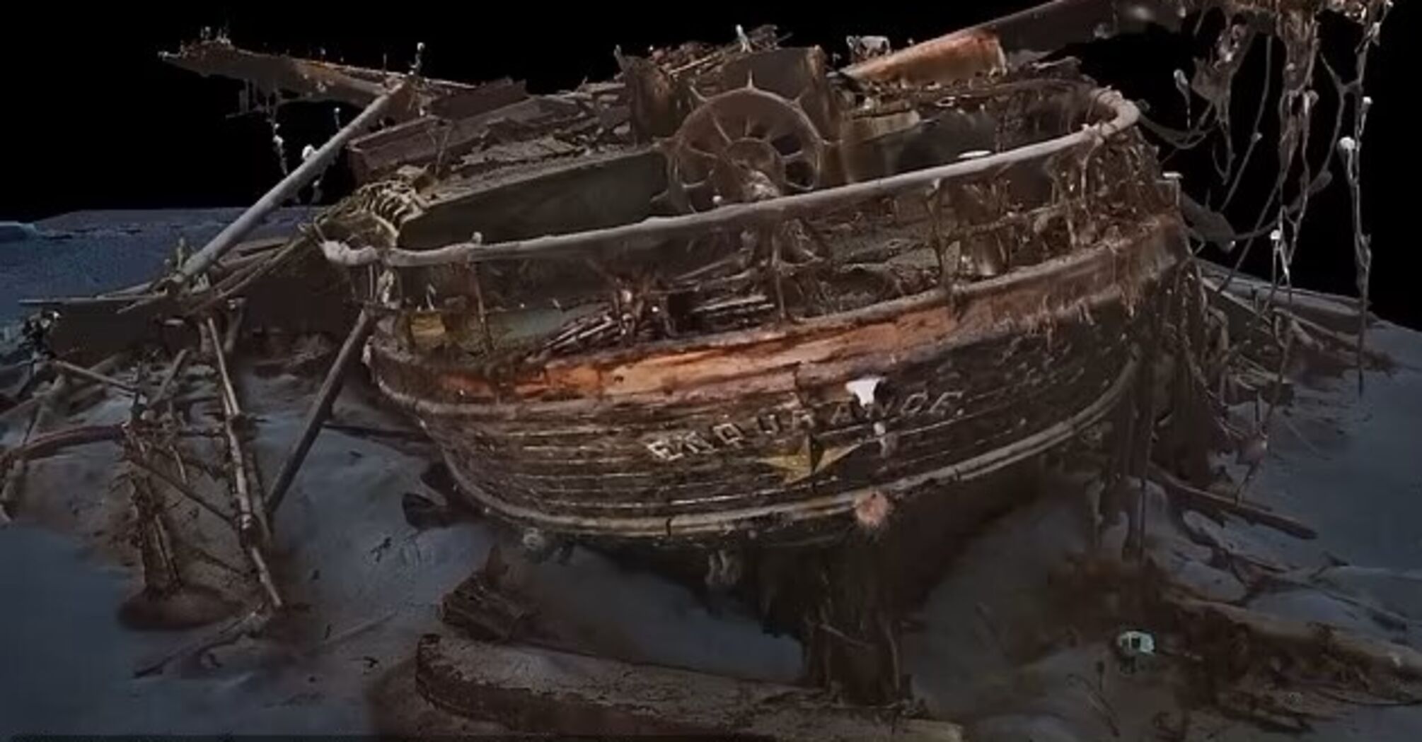 For the first time, scientists have created a 3D model of a ship that sank in 1915: Captain Shackleton and the entire crew miraculously survived. Photo