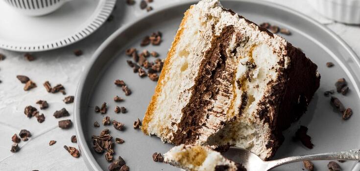 The best coffee cake recipe from Jamie Oliver: it takes only 10 minutes to prepare