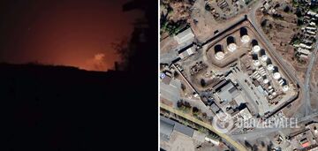 W okupowanej miejscowości Roweńki w obwodzie ługańskim zapalił się magazyn ropy naftowej. Wideo