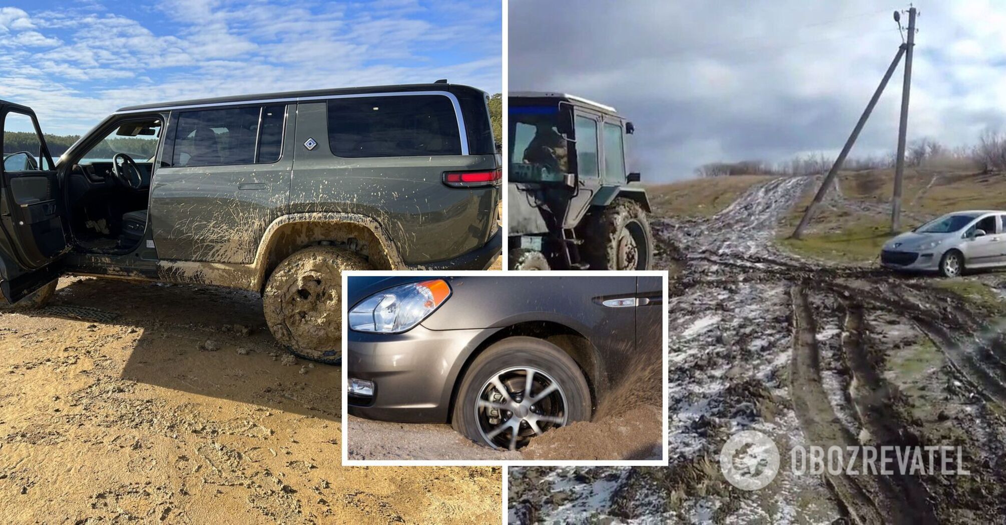 What to do if your car is stuck in the mud: how to get out on your own