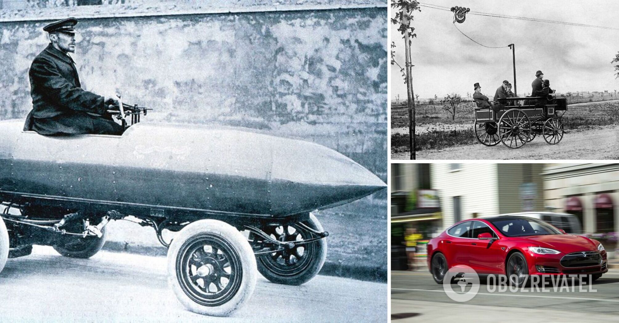 What the first electric cars in history looked like: they appeared before conventional cars. Photo