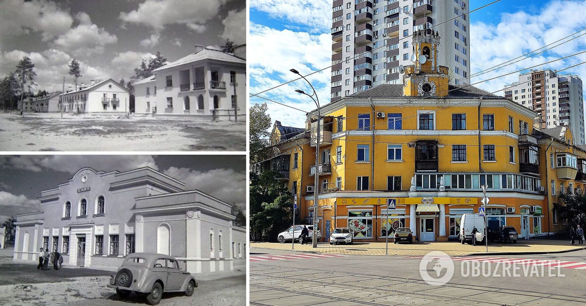 Almost palaces with stucco moldings: the web shows how the Village of the Darnytsia Carriage Repair Plant in Kyiv looked like in the 1960s. Archival photos