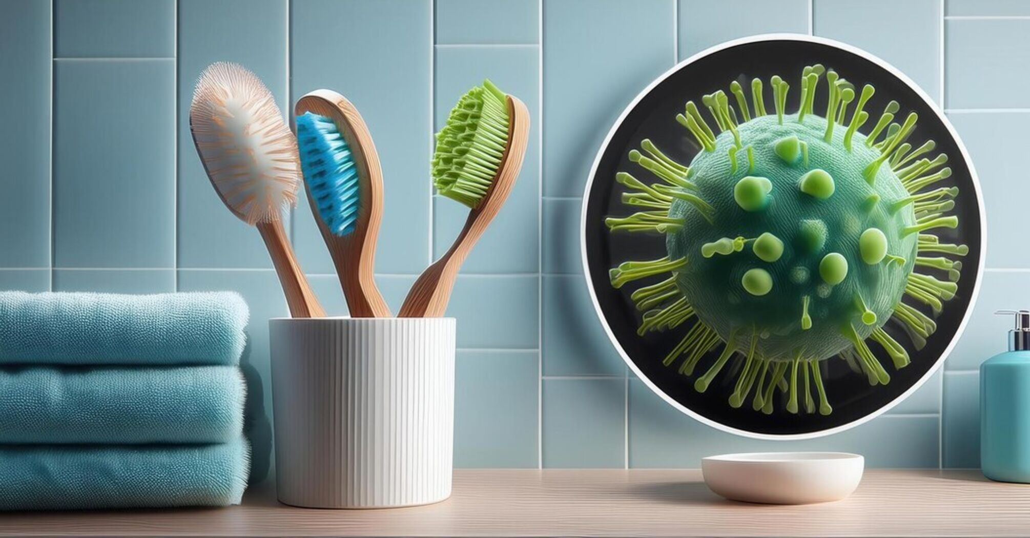 Right under our noses. Viruses unknown to science were found on toothbrushes and shower heads