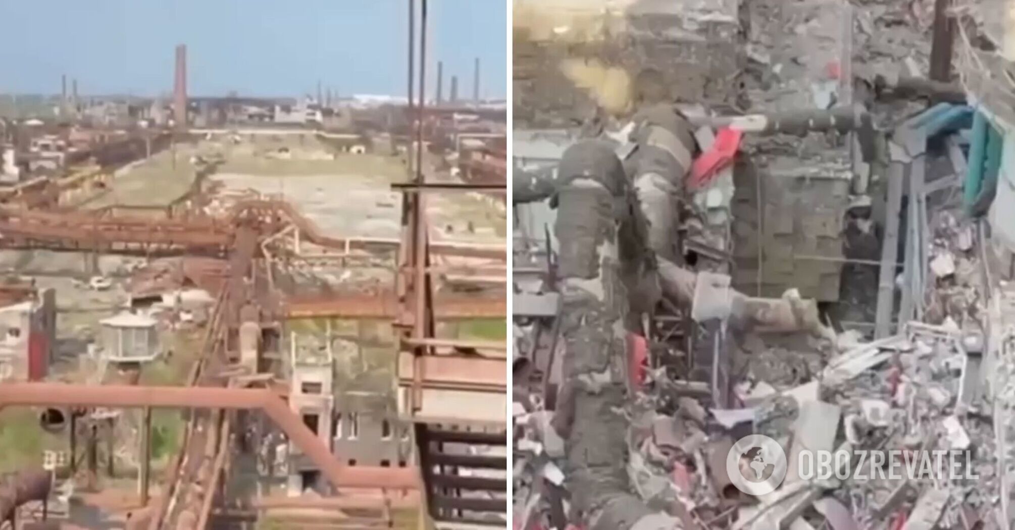 "A place of heroic resistance": the Internet shows what Azovstal looks like after it was destroyed by the enemy. Video