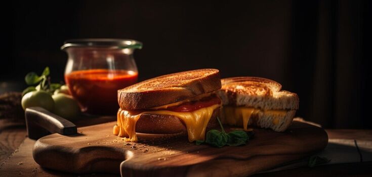 Not just sandwiches: how to make original toast with cheese and meat for breakfast