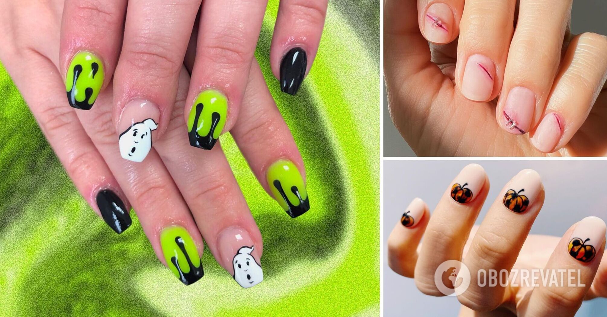 Autumn manicure for Halloween 2024: spooky ideas that will make your blood run cold. Photo