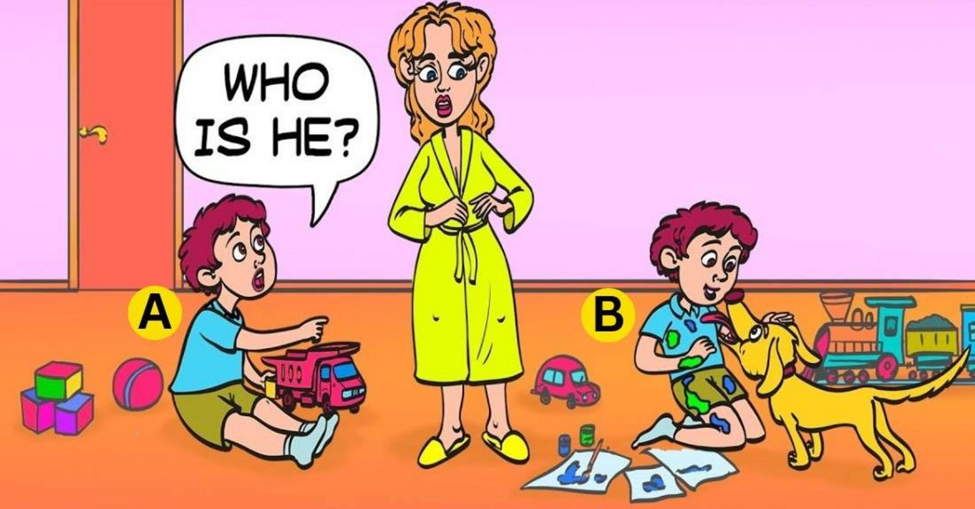 Which child is an alien? A puzzle with an unexpected answer