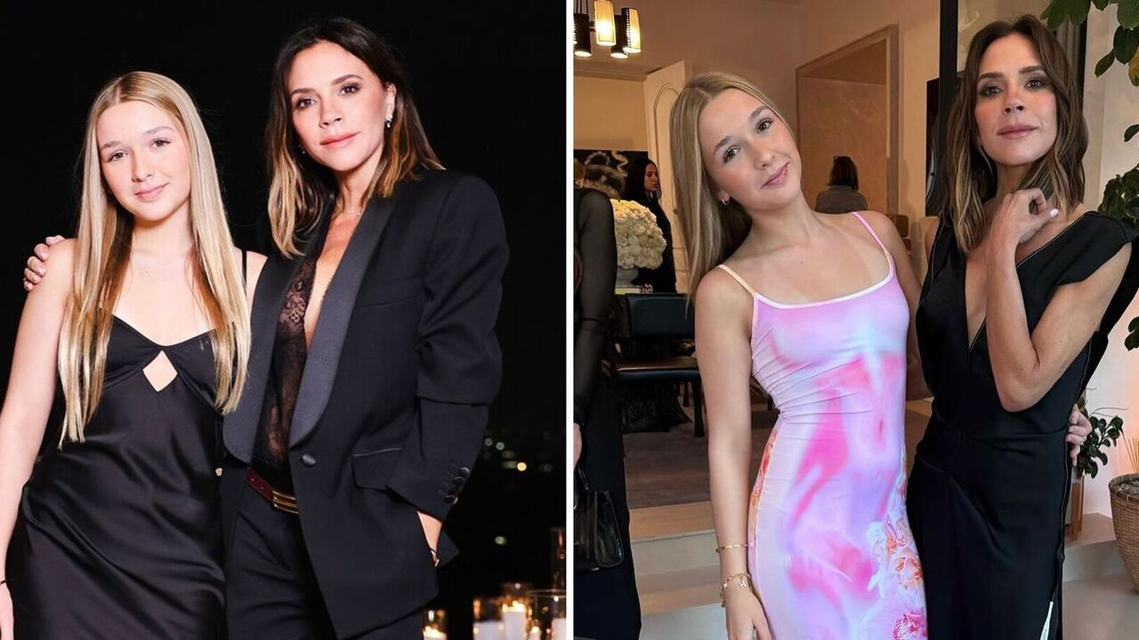 Victoria Beckham showed her 13-year-old daughter, who is called a copy of her mother. Photo