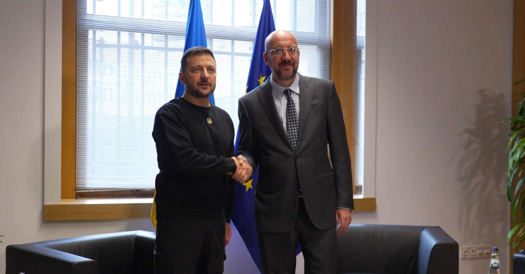 The key topic was the Victory Plan: Zelenskyy arrives in Brussels and meets with Charles Michel. Photos, video, and all the details