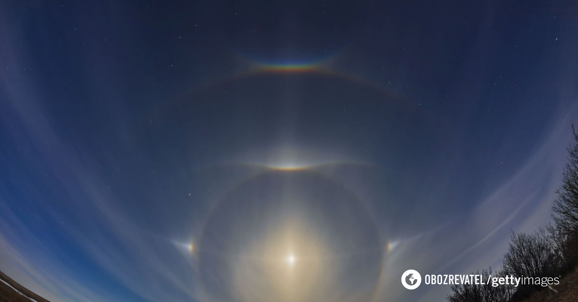 An inverted rainbow. What a rare optical phenomenon was seen in Zaporizhzhia and how it occurs