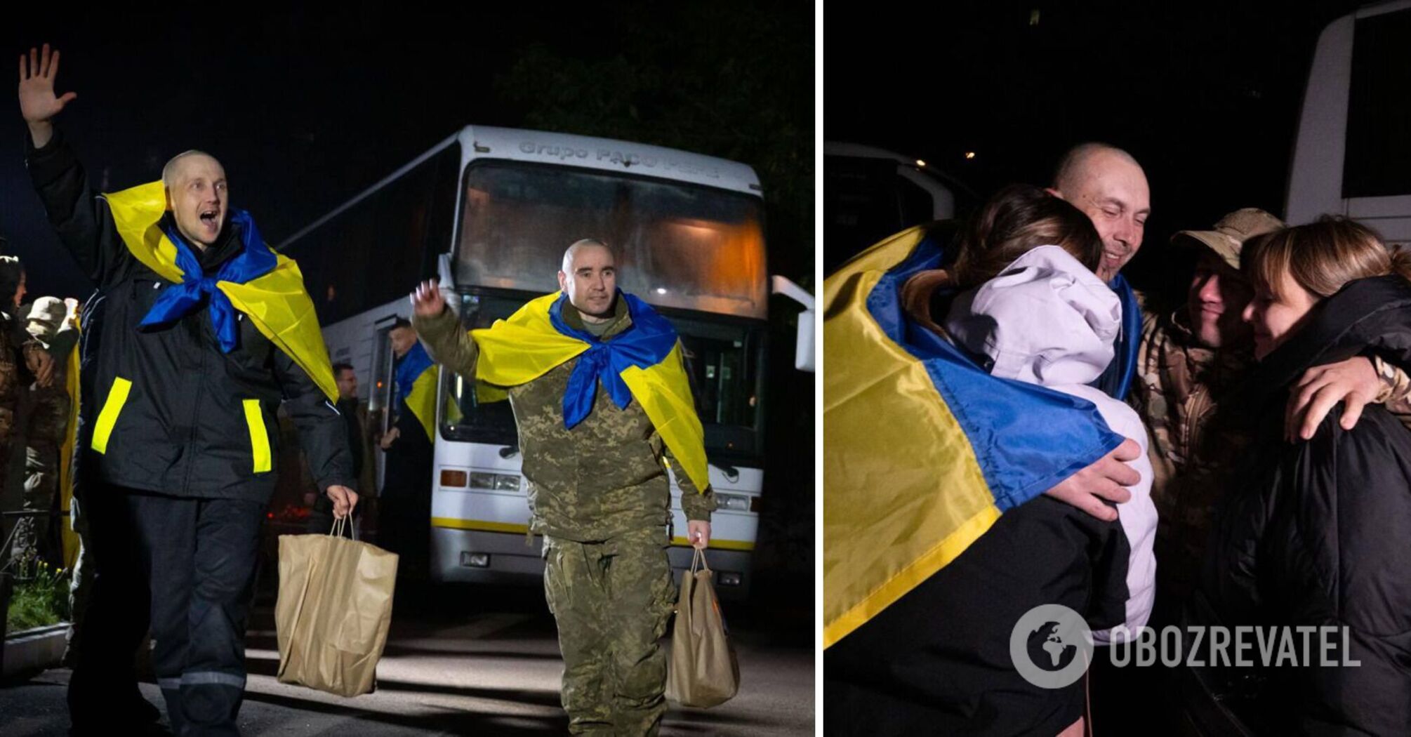 95 of our people are home again: Azov soldiers and human rights defender Butkevych released from Russian captivity. Photo and video