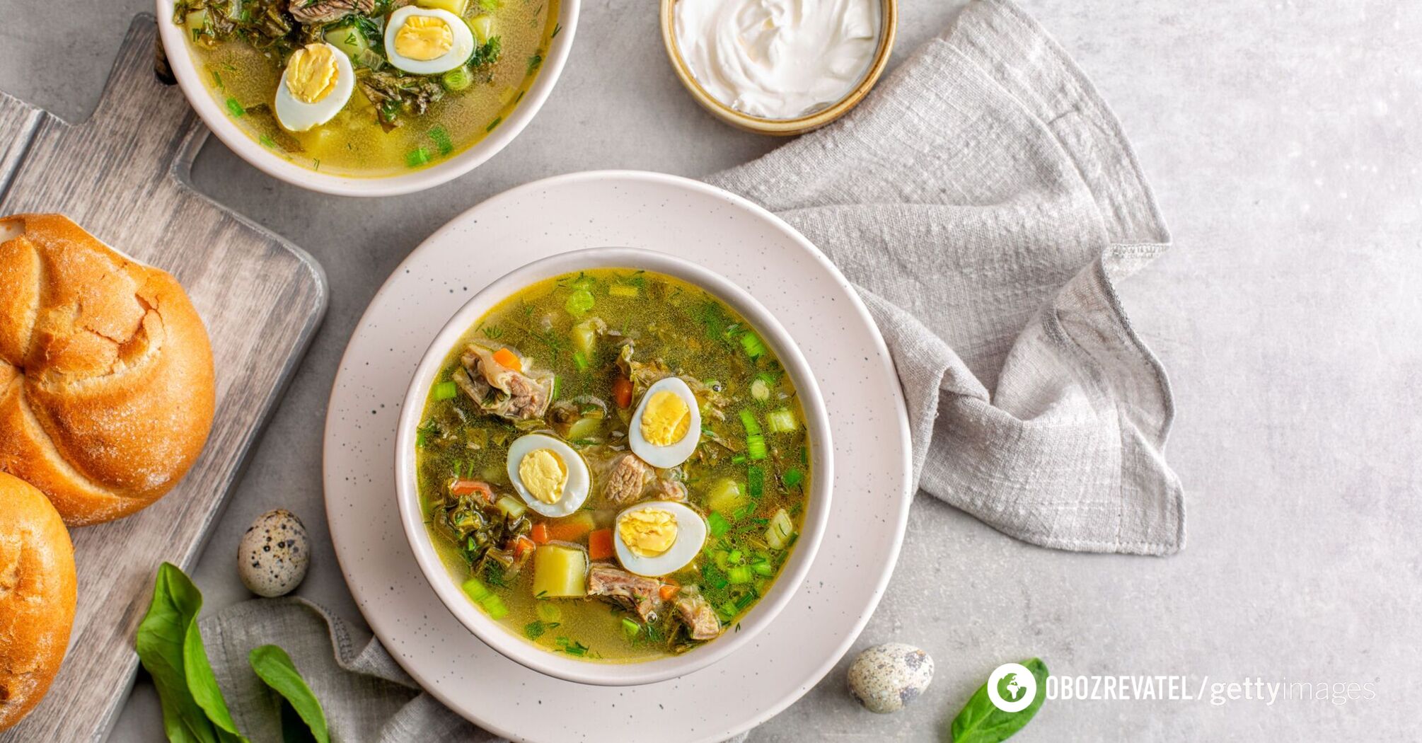 How to cook green borscht deliciously