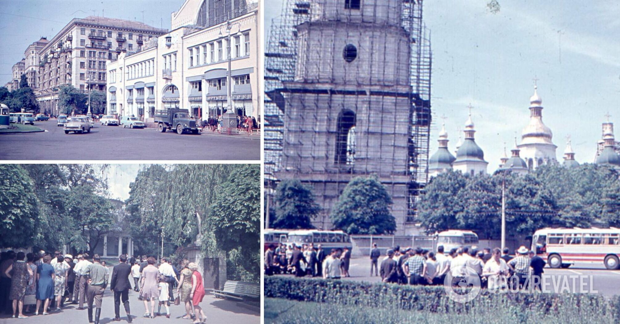 Places that are hard not to recognize: the network showed how the center of Kyiv looked like in the 1970s. Archival photos