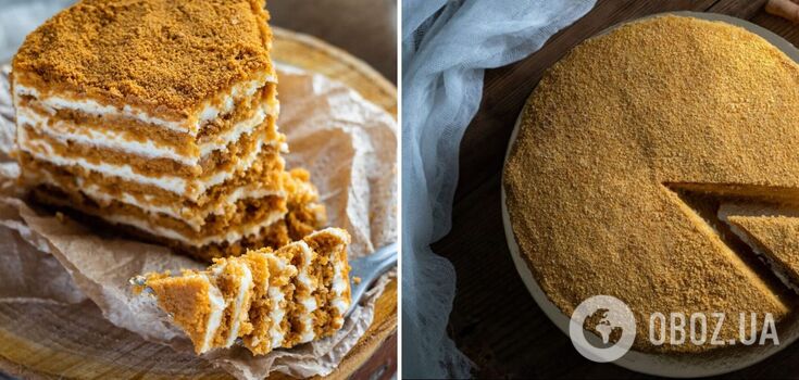 Honey cake in a skillet: it takes only 30 minutes to cook