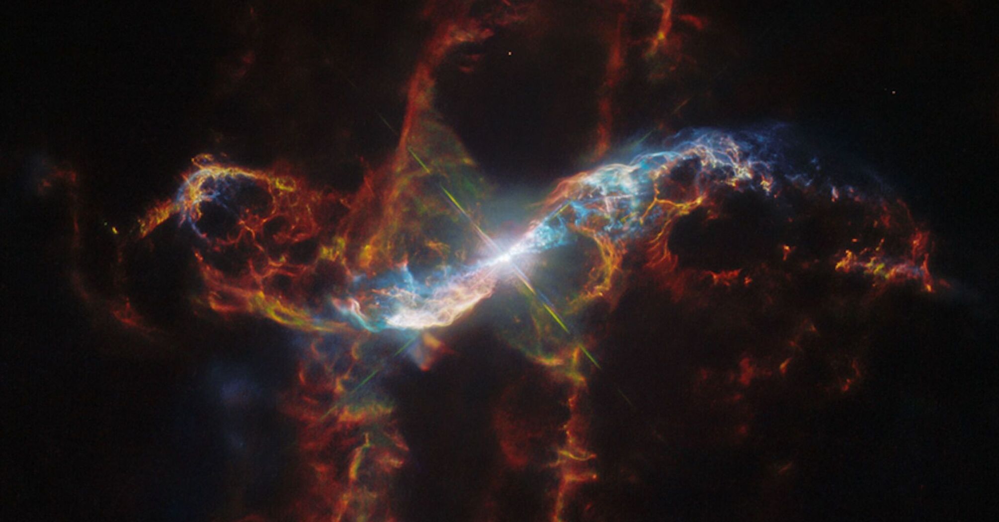 The Hubble telescope captured a spectacular eruption of a 'stellar volcano'. Photos and video