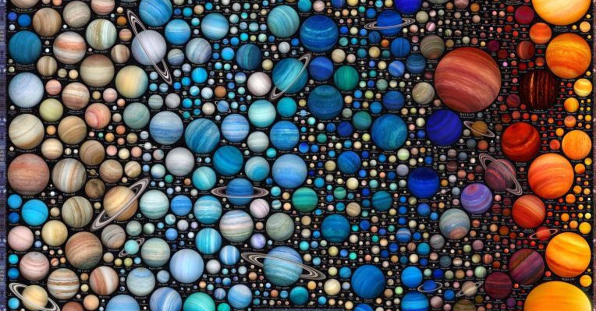 The astronomer-artist has visualized hundreds of exoplanets: some of them may contain life. Photo