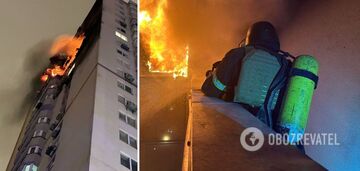 Moment uderzenia drona w wieżowiec w Kijowie został opublikowany w sieci. Wideo